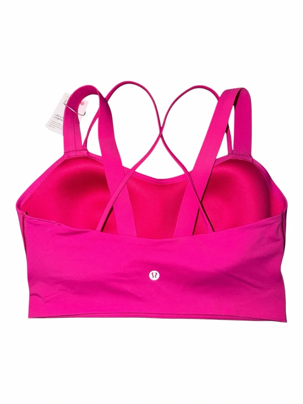 Lululemon Like a Cloud Longline Bra Pink Flare Size 8 NWT D/DD Cup